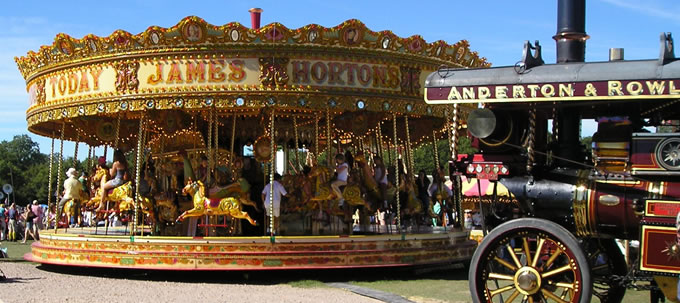 Our Steam powered carousel